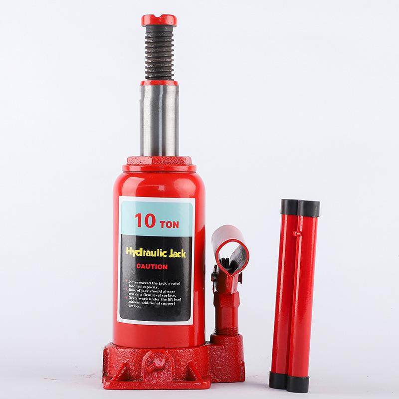 立式液压千斤顶10吨千斤顶小轿车汽车用省力备胎安装工具手摇杆