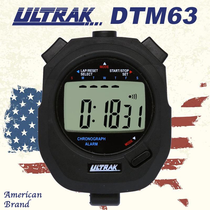 电子秒表DTM63定尔志ULTRAK奥赛克单道单排计时器田径训练教练