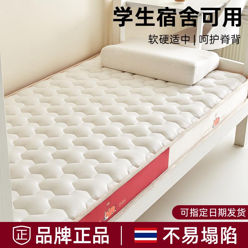乳胶床垫遮盖物软垫家用宿舍学生单人海绵垫褥子租房专用地铺睡垫