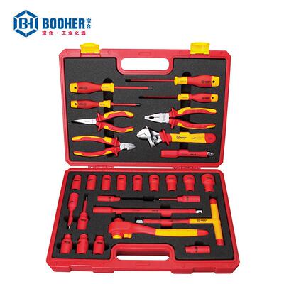 Booher宝合29件套1/2大飞VED绝缘综合维修工具组套020030