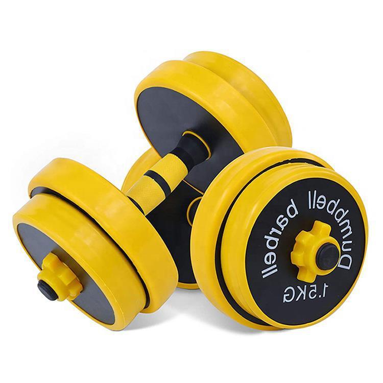 健身房动力自由重量便宜价格12面聚氨酯可调哑铃重量套装
