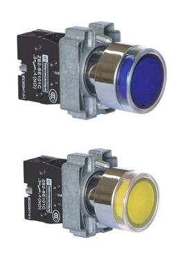 现货供应 XB2BW31B1C 白色带灯按钮 电压AC/DC 24V