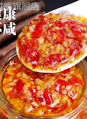 广东猪脚饭辣椒酱蒜蓉隆江猪脚饭辣椒酱广东肠粉专用辣椒酱下饭