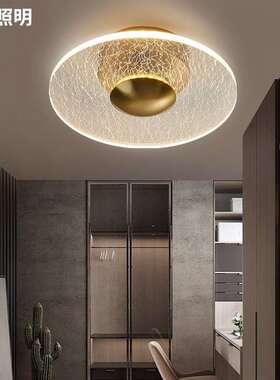 北欧花型过道灯走廊灯玄关灯阳台灯入户灯导光led吸顶灯简约现代