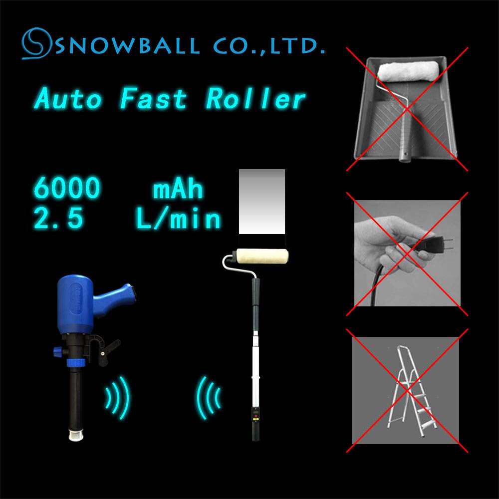 电动滚筒刷涂料滚筒乳胶漆基膜工具刷 electric paint roller