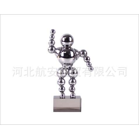 现代简约创意水晶运动员摆件样板房售楼处桌面书架水晶工艺品摆设