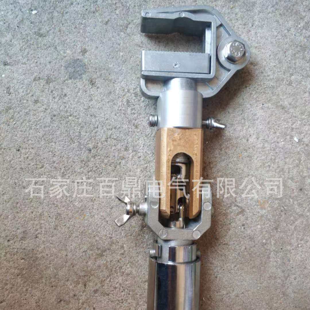 高压接地棒多角度转角式螺旋型接地线10kv接地棒头软连接多角度