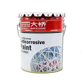 工厂 大桥牌铁红防锈漆 金属钢结构铁红中灰红丹防锈底漆涂料