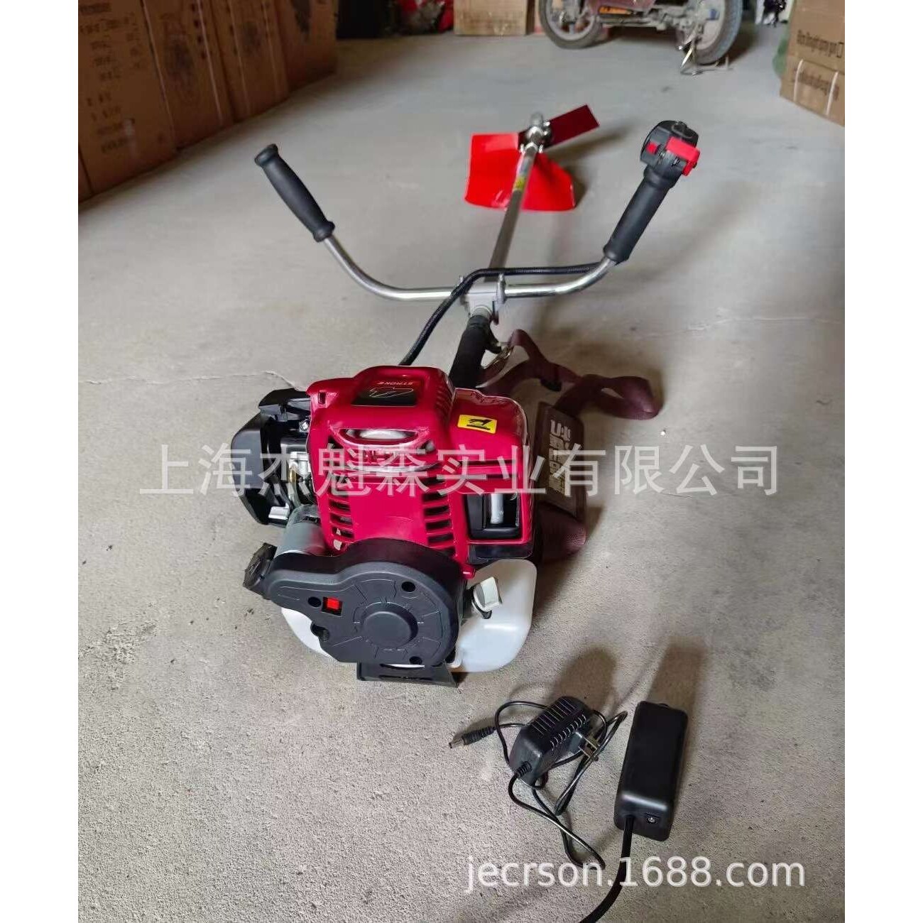 四冲程电启动汽油割草机小型割灌机多功能农用汽油除草收割稻机