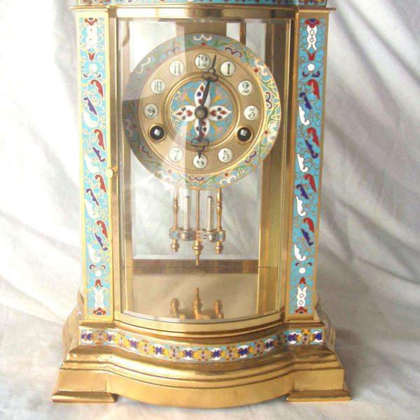 昱轩钟表  欧式纯铜座钟 机械座钟 仿古座钟 珐琅钟,家居饰品,座钟,淘宝优惠券,粉丝福利购,淘宝优惠卷