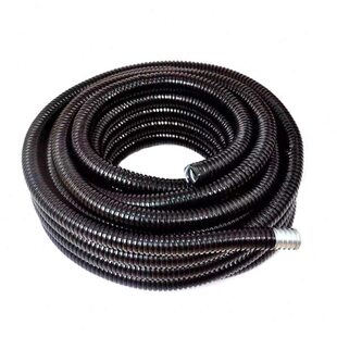 电线保护套黑色耐高温皮管穿20波纹管包塑金属软管线管蛇热管镀锌