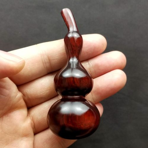文玩葫芦手把件男士小叶紫檀木葫芦盘玩木质手玩R物男款件摆件挂
