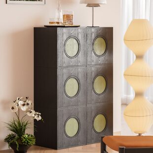 方块谷及 卧室小现代简约斗柜客厅实木造柜子可移动收纳柜型艺术