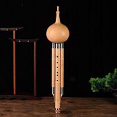 楠竹金丝演奏型乐器葫芦丝肚宽音葫芦丝 现货金丝楠竹独霸单