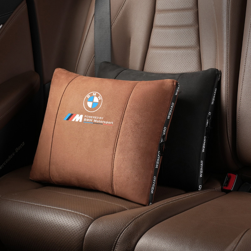 BMW抱枕被两用 新3/5/7系空调被X1X3X5车载Q多功能腰靠被内饰用品