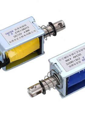 0 贯通长 正6V378DC通 推拉式Z 电磁铁24V9V12V电永式5V