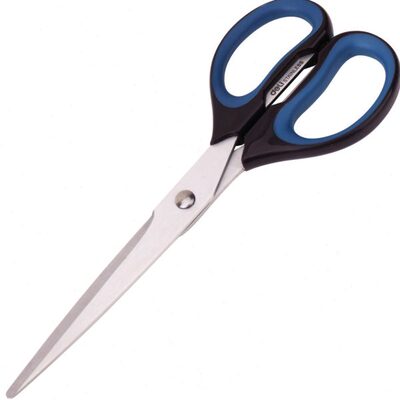 长剪刀8办公剪刀得力文具用品创意手柄剪纸【企采】刃剪子剪刀手