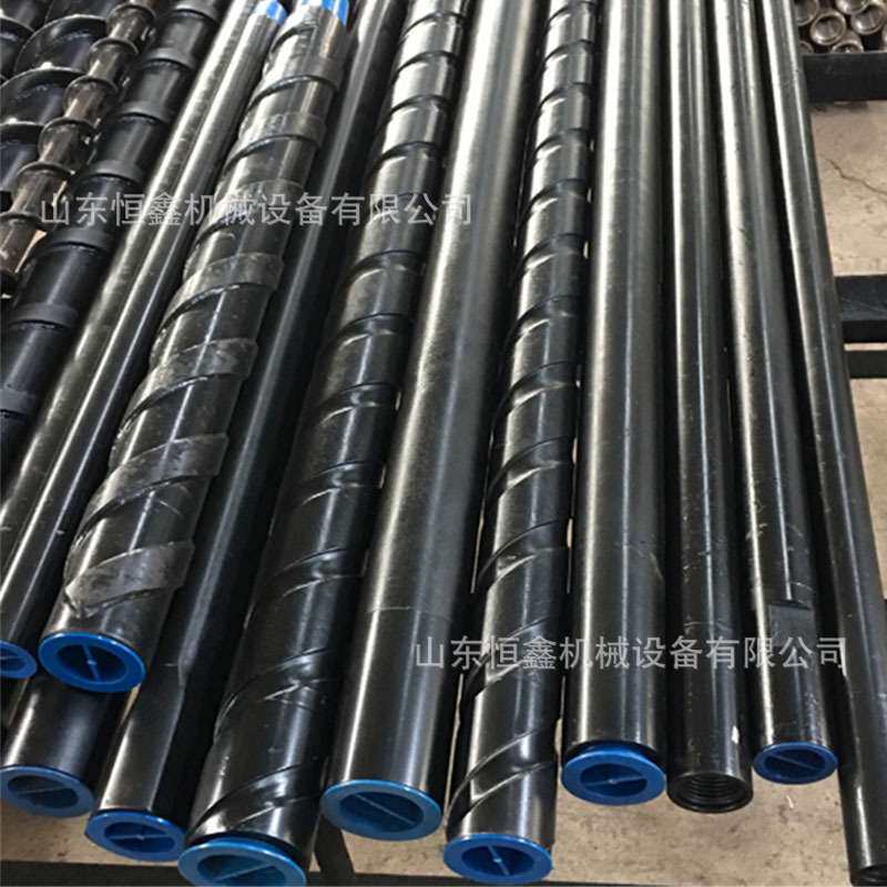 矿用刻槽钻杆 Ф50刻槽地质钻杆 刻槽肋骨钻杆厂家