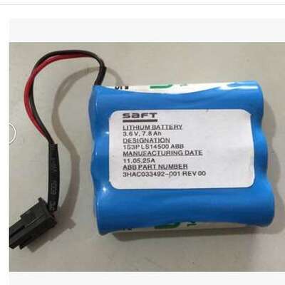 1S3P  14500 3.6V 7.8Ah 3HAC033492-001锂 电池