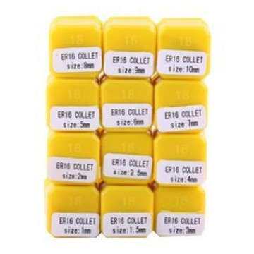 GS00349 12件套ER16筒夹 弹性夹头1-10MM(1-1.5-2-2.5-3-4...10）