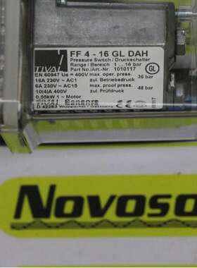 德国TIVAL压力开关FF4-16DAH FF4-16DAY FF4-16GLDAH现货库存