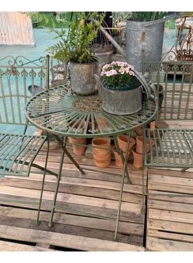 Garden Furniture One Table Two Chairs Foldable Chairs