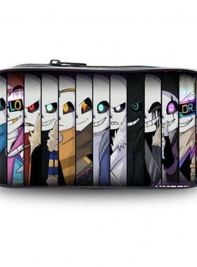 传说之下sans笔袋大容量多功能中小学生文具盒男孩儿童铅笔盒动漫