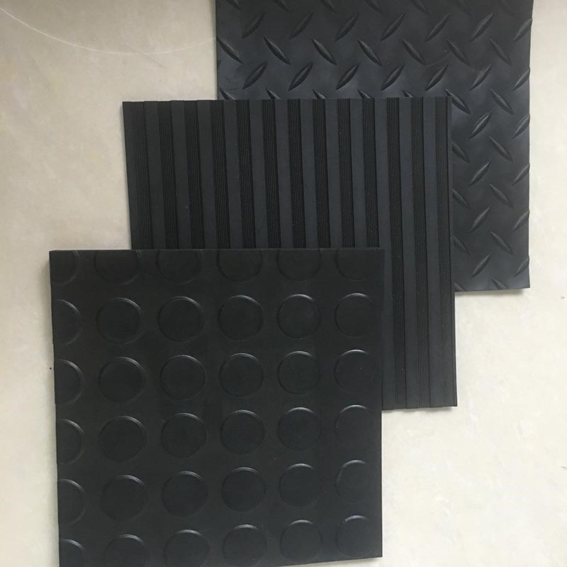 铜钱纹防滑橡胶板红圆扣防潮铺地胶皮灰色绿色铜钱防X滑耐磨橡胶