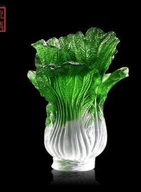 夏氏琉璃 摆件   开业 乔迁 百财（小） 古法琉璃 礼品