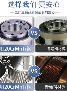 PAD90-10-5-20-40圆法兰盘式行星齿轮减速机伺服电机减速器