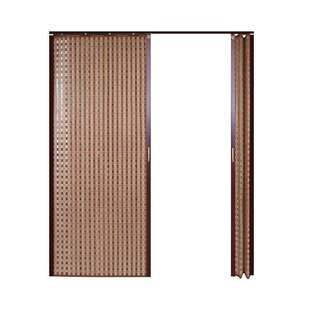 竹帘子折叠竹推拉门竹帘门隔断家用竹门帘客厅遮阳门帘商场竹门帘