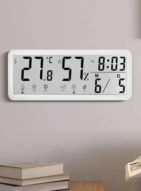 新款时钟摆件INS风简约多功能钟表客厅挂墙时钟YD112