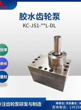 科昌KC-JS-L-DL胶水齿轮泵高温点胶泵高粘度灌胶泵高泵不锈钢油泵