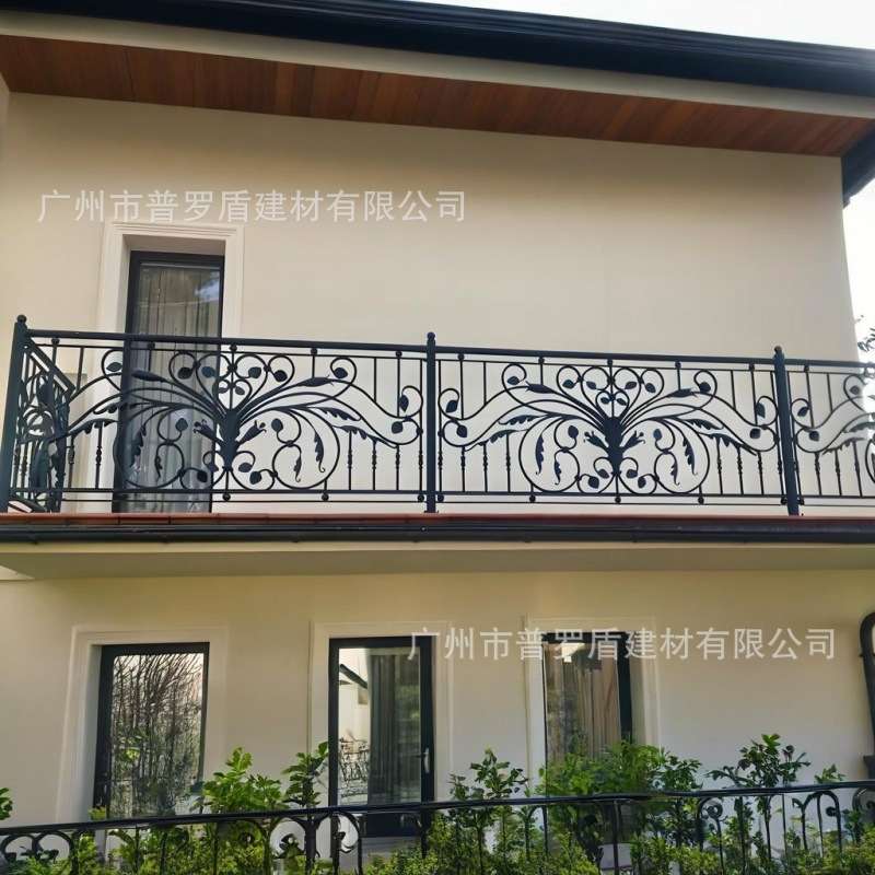 厦门铁艺飘窗护窗阳台防护栏庭院围墙铁艺锻造护栏欧式露台围挡