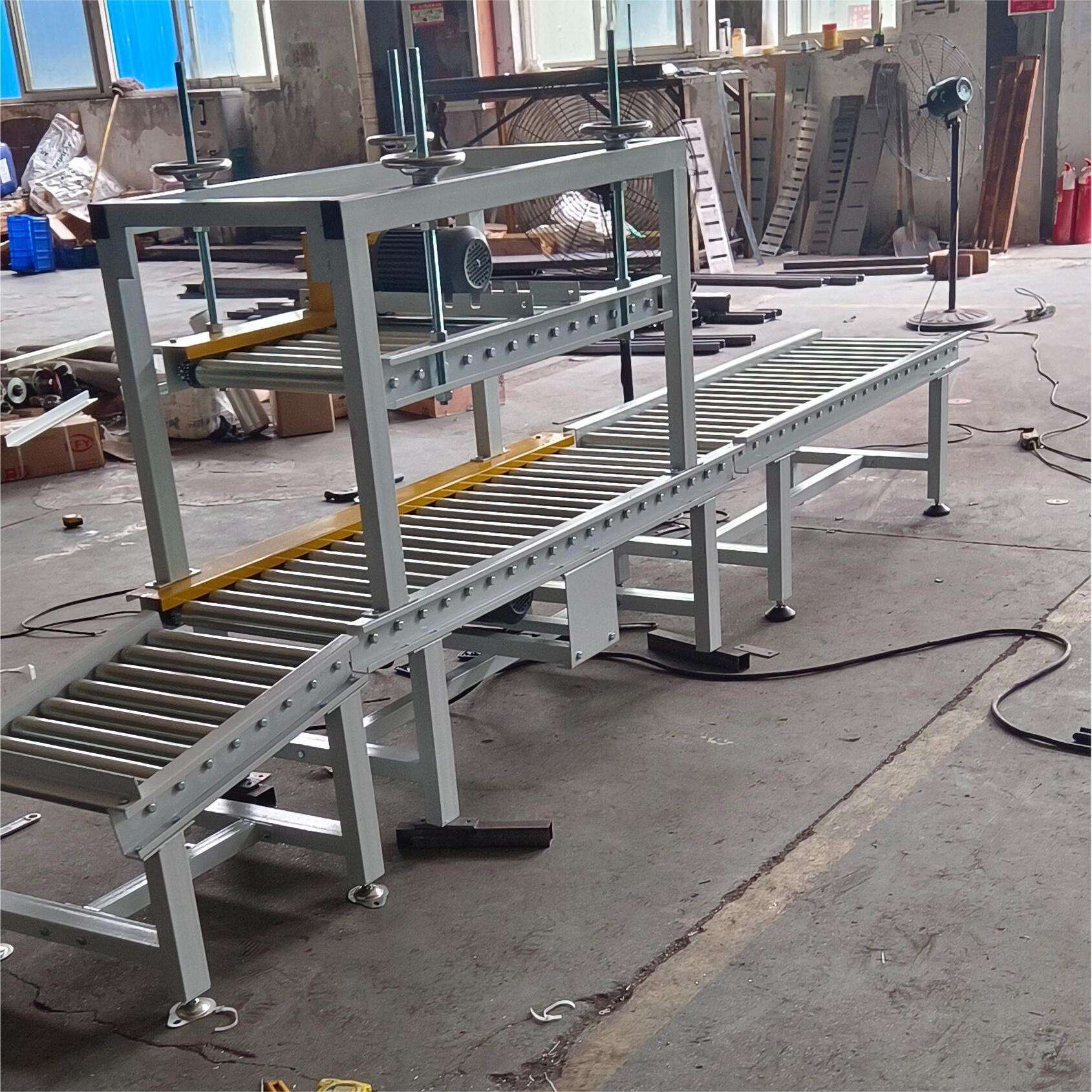 10-20升广口机油桶 涂料桶 压盖 封盖输送机 滚筒压盖输送机
