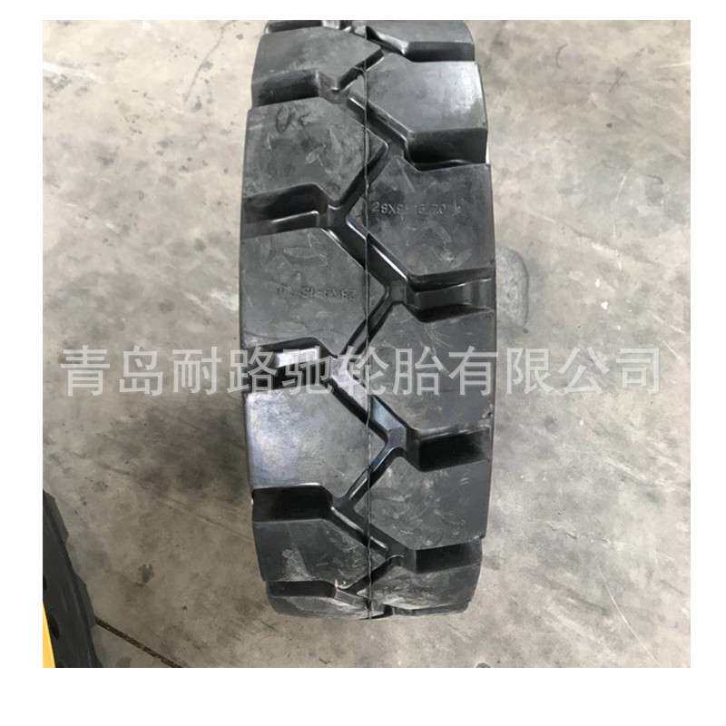 大量生产           拖车轮胎700-9实心式叉车轮胎7.00-9