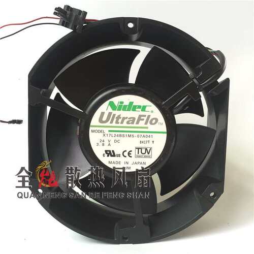 Nidec X17L24BS1M5-07A041 17250 24V 3.8A 17CM 轴流大风量风扇