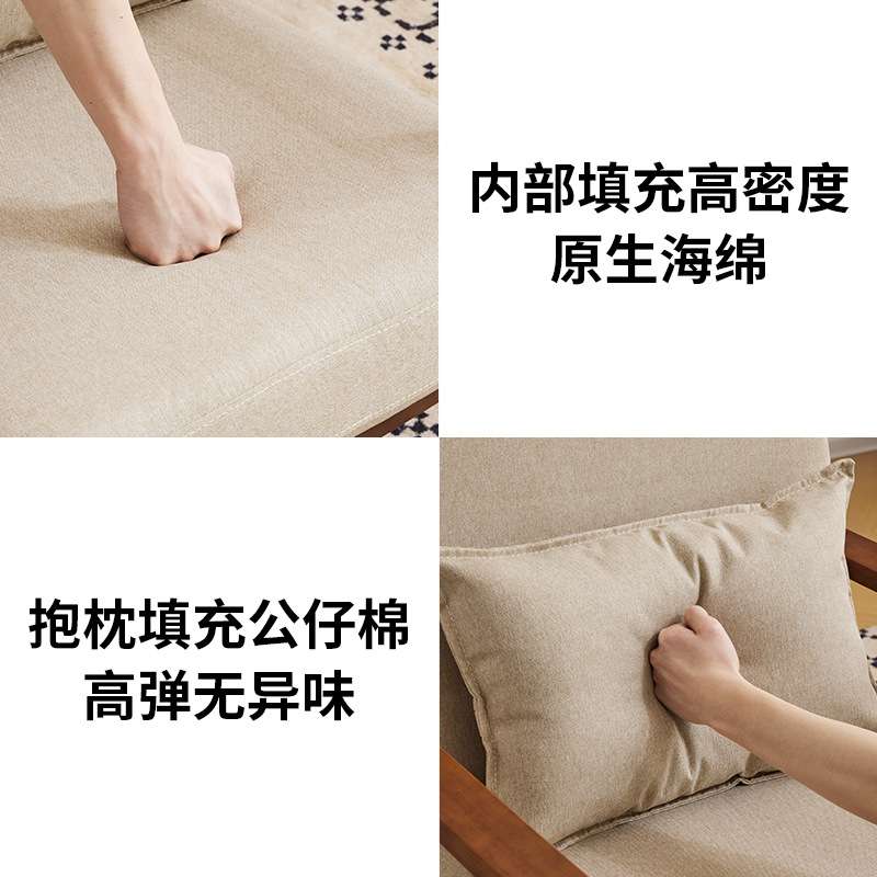 北欧实木单人沙发椅黑胡桃木设计师卧室单椅客厅阳台居家休闲椅&Z
