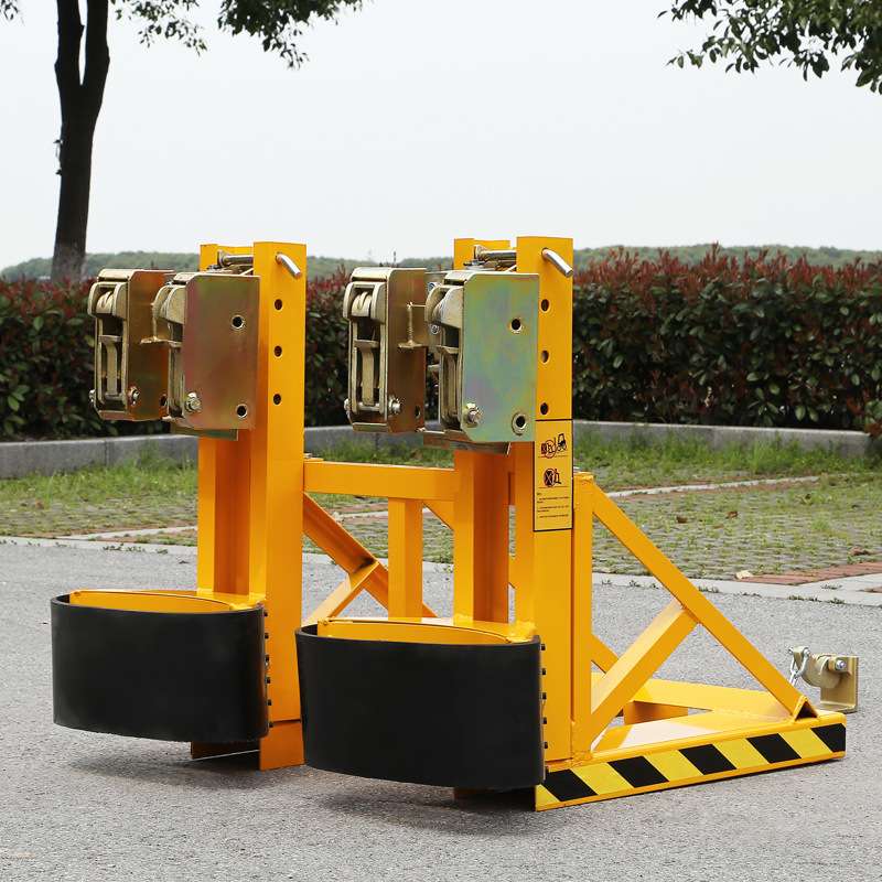 油桶夹具 叉车油桶夹 大油桶夹子鹰嘴叉车抓桶器油桶夹具配垒德株