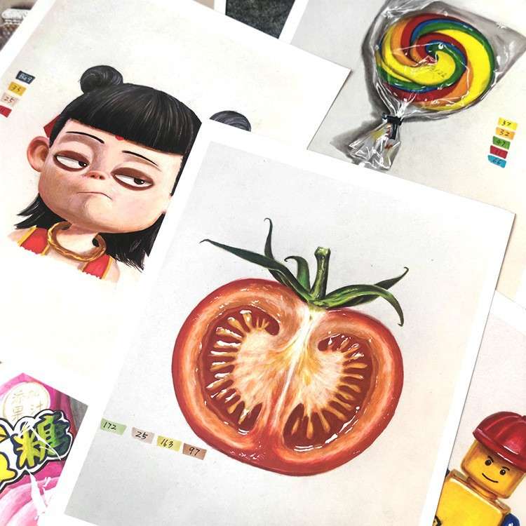 精微彩铅临摹卡画室