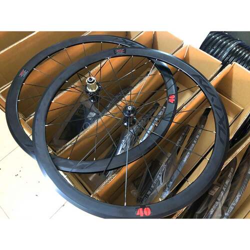rujixu700C破风条40mm反光标碳纤维管花鼓公路自行车轮组V/C刹