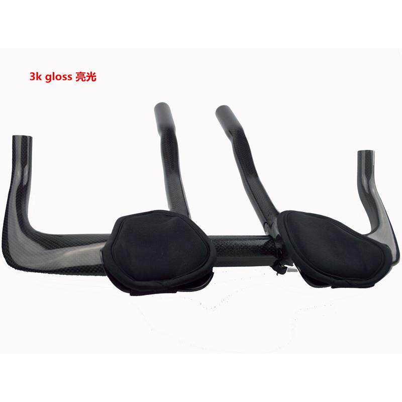 全碳纤维公路自行车车把长途休息把TT把副把400/420/440mm 1套