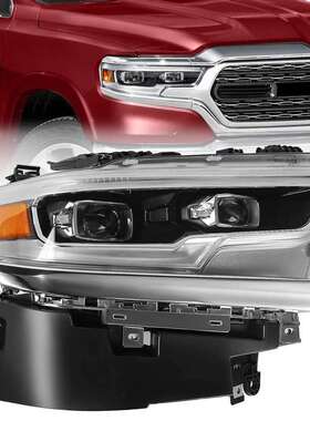 YUBO适用2019-2022道奇公羊RAM大灯高配68316084AD 68316085AD