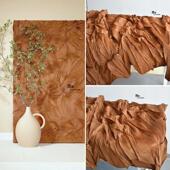 进口三宅一生褶皱布料百叶压褶肌理布手工乱褶婚庆简单装 饰画面料