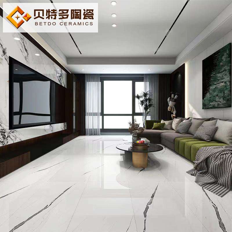 雕刻白瓷砖600x1200超白坯双零吸水地板砖卫生间墙砖爵士白地砖