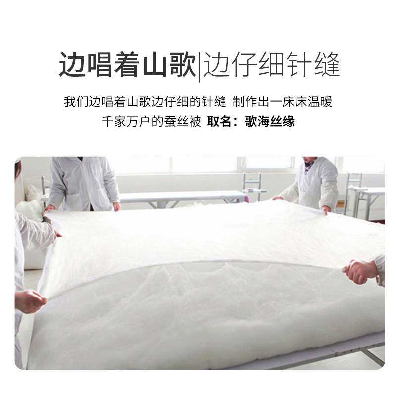 KI9S广西刘三姐故乡宜州手工蚕丝被双宫茧桑蚕丝春秋被冬被四季被