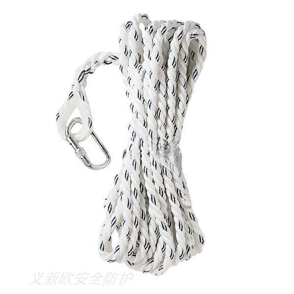 代尔塔503315聚酰胺定位安全绳长度10m&Phi;14mm防护绳子非钢丝绳