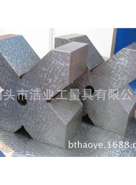 II型V型块 带4个V型槽V型架 X型V型铁 多口V型架 100x100x65-1型