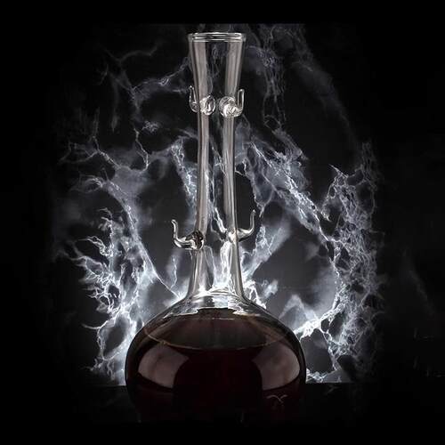 高硼硅耐热耐冷玻璃酒壶玻璃酒杯套装创意醒酒器烈酒器五件套