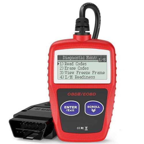 MS309 Kan总线OBD2自动代码读取器引擎扫描仪诊断Obdii故障读取器